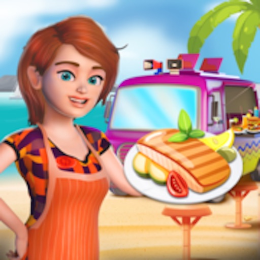 Beach Food Truck -Cooking Game Icon