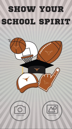 Texas Longhorns Hook Em Pro Photo Booth Stickers(圖1)-速報App