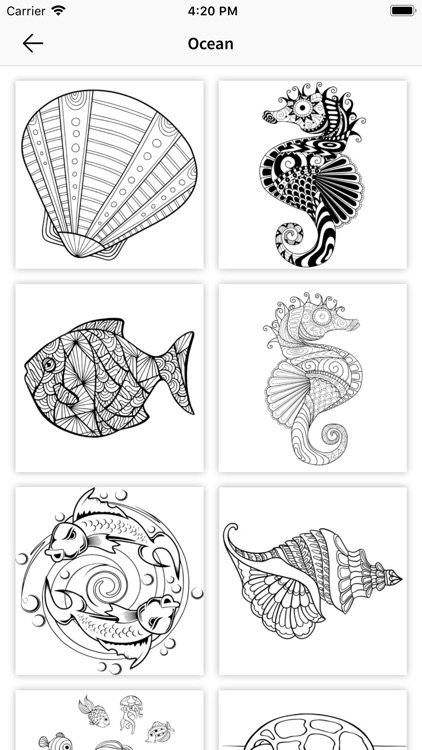Coloring Book - Color Therapy screenshot-3