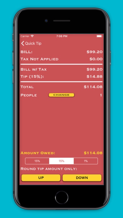 Bill & Tip Calculator screenshot 3