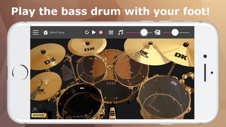 DrumKnee Drums 3D - Drum pad screenshot-0