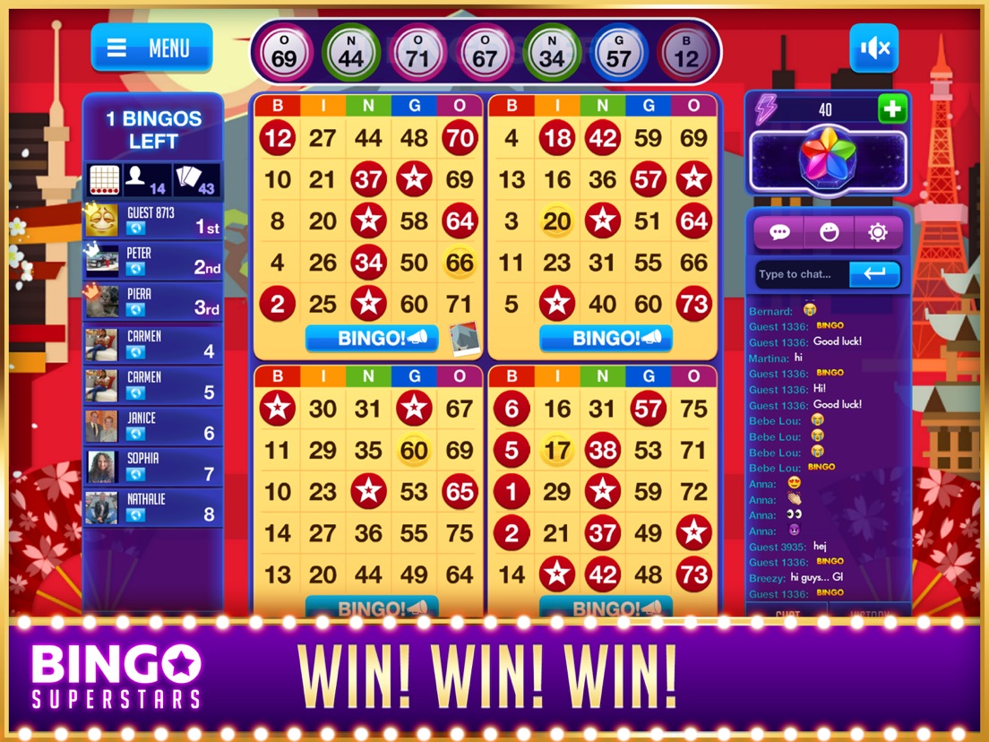 BINGO Superstars™ – Bingo Live - App voor iPhone, iPad en iPod touch ...