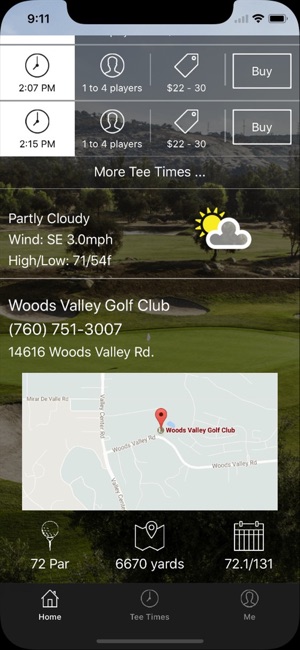 Woods Valley Golf Tee Times(圖2)-速報App