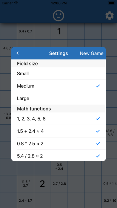 Math Minesweeper screenshot 3
