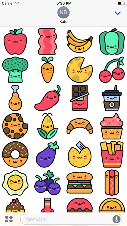 Cute Food Stickers!