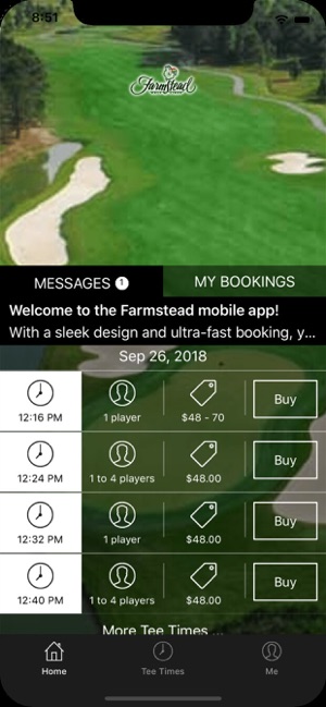 Farmstead Golf Tee Times(圖1)-速報App