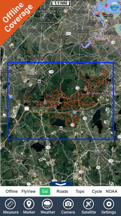 The Blue Hills Reservation GPS Map Navigator screenshot-4