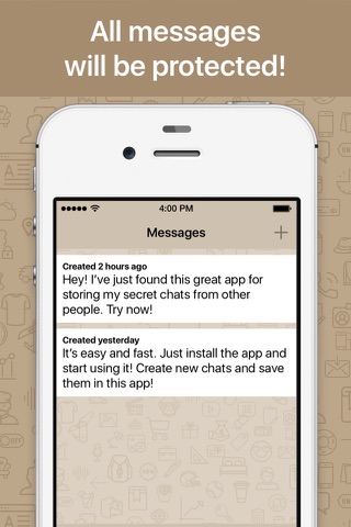 Secure chats and messages screenshot 3