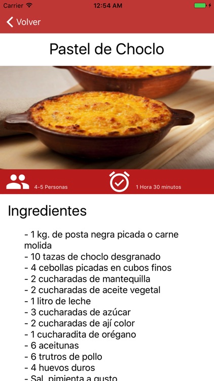 Comida Chilena screenshot-4