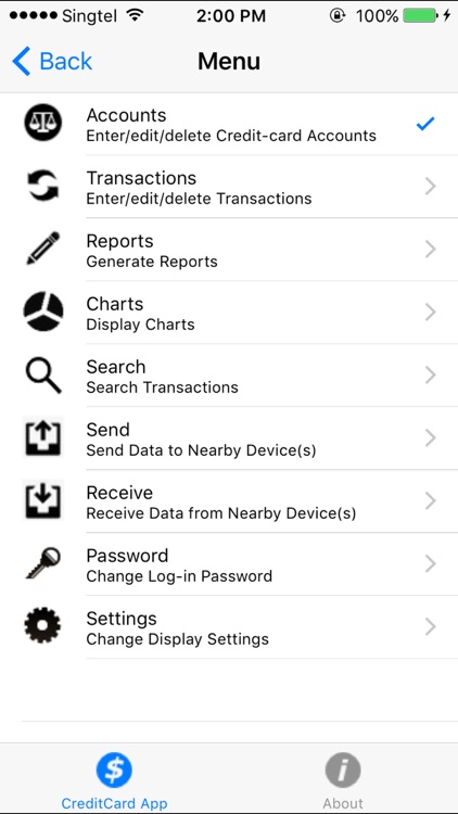Credit Card App