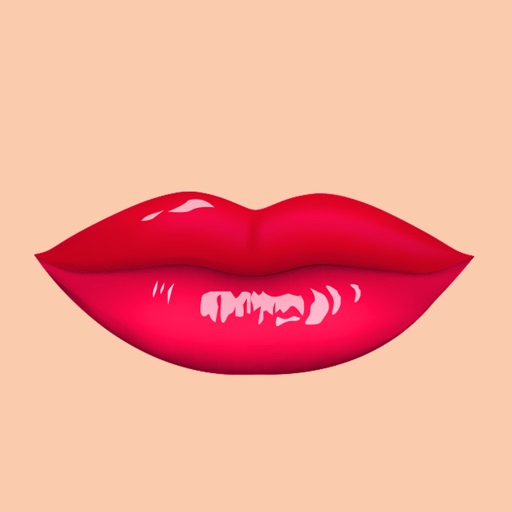 I Love Hottest Lips Stickers