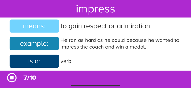 ‎5th Grade Vocabulary Prep Screenshot