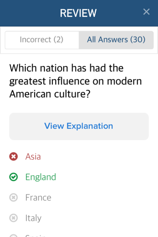 SAT U.S. History Subject Test screenshot 2