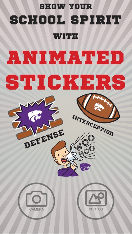 Kansas State Wildcats Animated Selfie Stickers