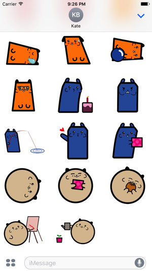 Animated CUTEsy HAMSTEr Sticker for iMessage(圖2)-速報App