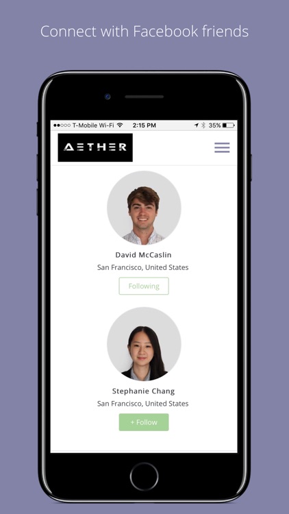 Aether - Share Travel Plans