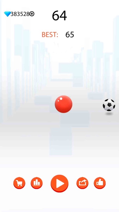 Ball Roll Clash-Getting Far Up screenshot 4