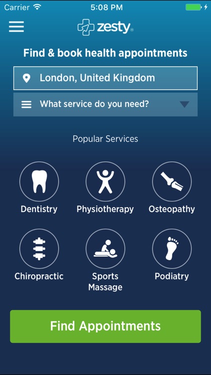 Zesty - Find and Book Health Appointments