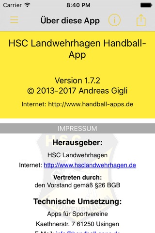 HSC Landwehrhagen screenshot 4