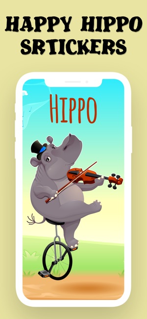 Happy Hippo Stickers(圖1)-速報App