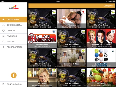 Guía Telecable for iPad screenshot 2