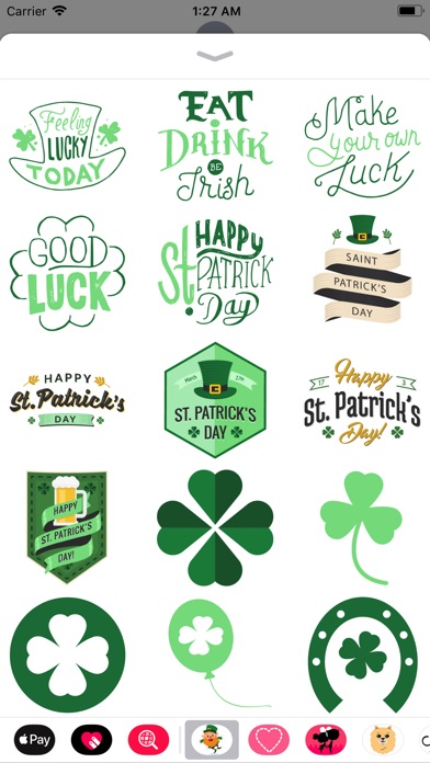 St. Patrick's Day Stickers!! screenshot 3