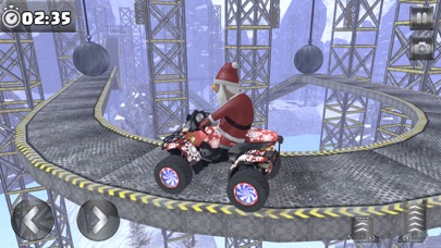Impossible ATV Santa Stunts screenshot 3