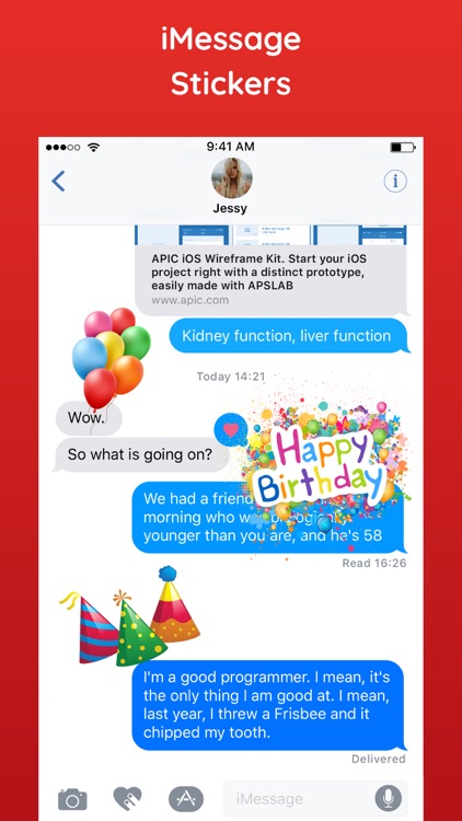 Happy Birthday Sticker HBD App screenshot-3