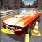 Simple nice muscle car simulator parking game