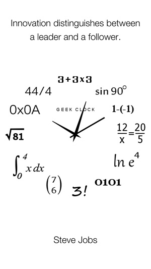 Analog Geek Clock