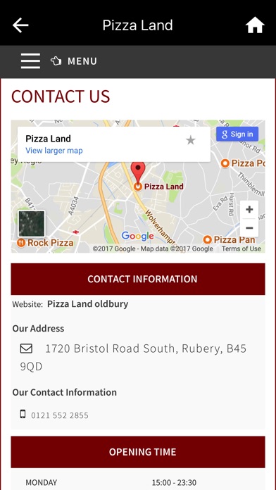 Pizza Land, Oldbury screenshot 3