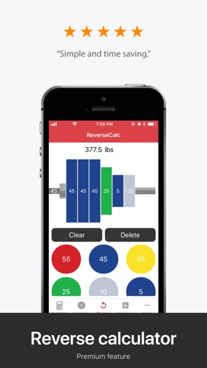 RackMath Barbell Calculator(圖4)-速報App