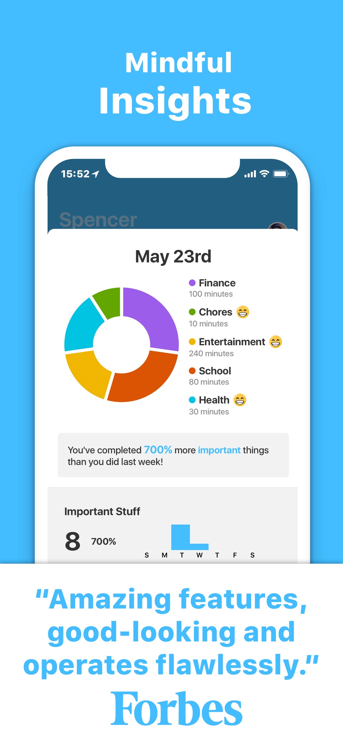 Screenshot do app WeDo: Your second brain.