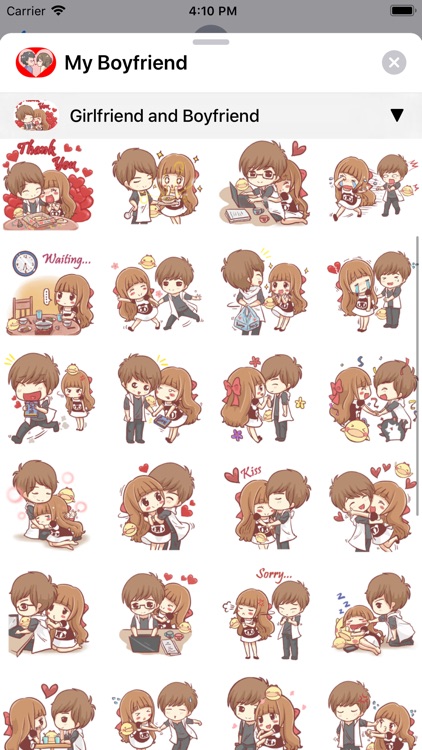 My Boyfriend Stickers