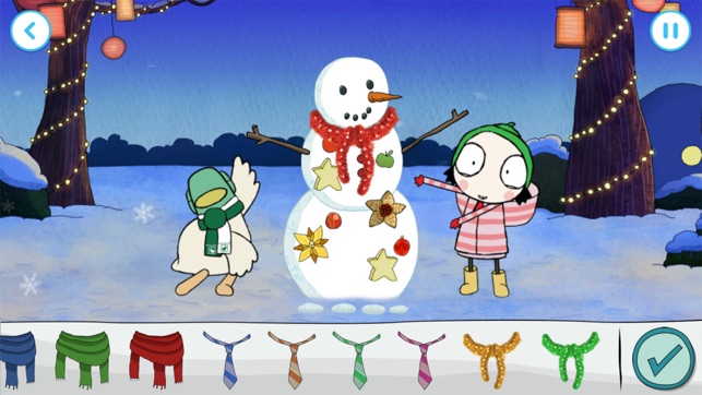 Sarah & Duck: Build a Snowman(圖3)-速報App