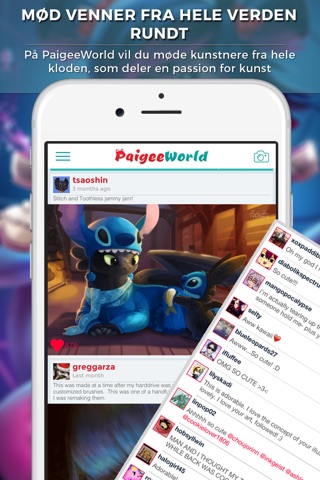 PaigeeWorld - Art Community screenshot 2