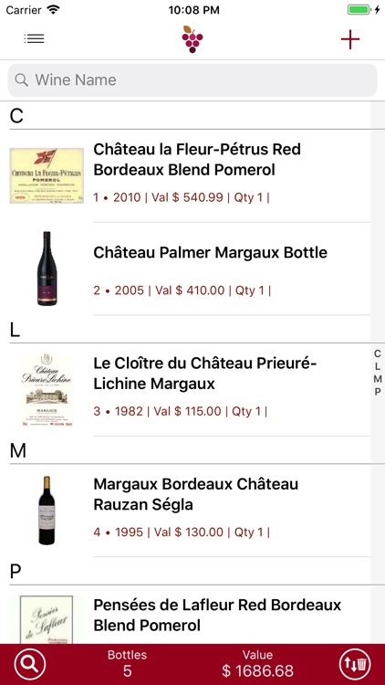 Wine Cellar Database