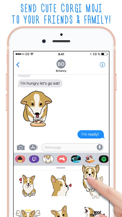 CorgMoji Corgi Emoji Stickers