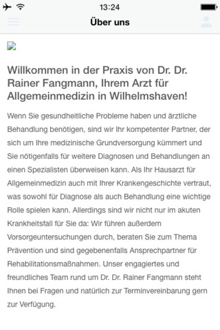 Dr. med. dent. Rainer Fangmann screenshot 2
