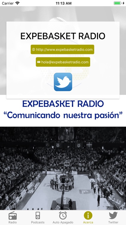 EXPEBASKET RADIO ON LINE screenshot-3