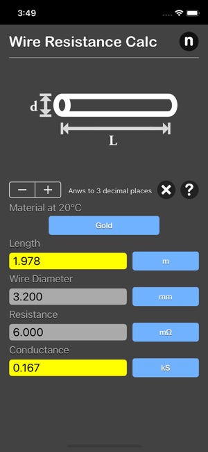 Wire Resistance Calc(圖5)-速報App