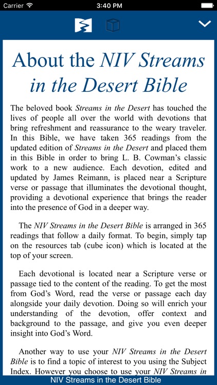 Streams in the Desert Bible screenshot-0