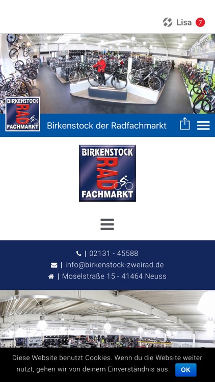 Birkenstock der Radfachmarkt