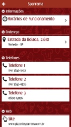 Pizzaria e Choperia Sparrama Captura de tela 3