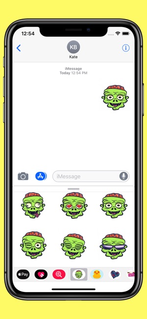 Zombie emoji - Brain smiley(圖5)-速報App