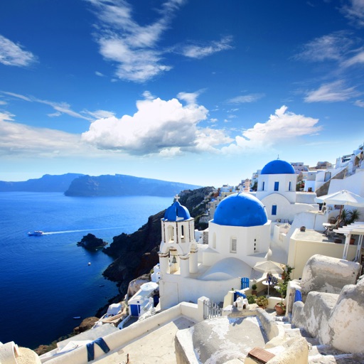 EG | Santorini Greek icon