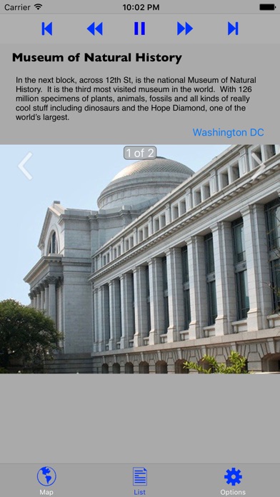 Washington DC GPS Audio SelfTour screenshot 2
