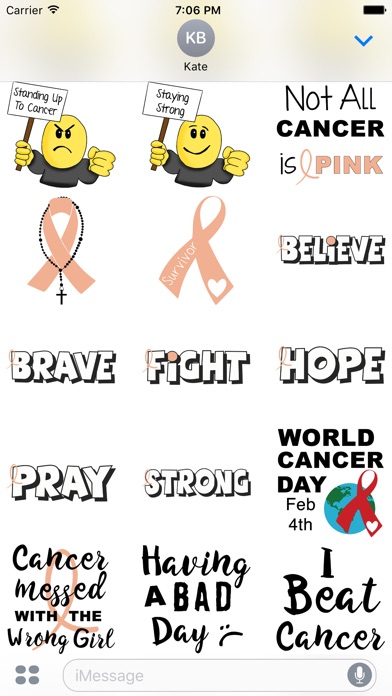 Uterine Cancer Stickers screenshot 3
