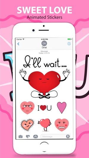 Animated Love & Romantic Heart Stickers(圖2)-速報App