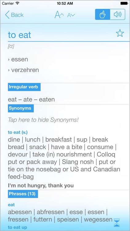 Dictionary German English